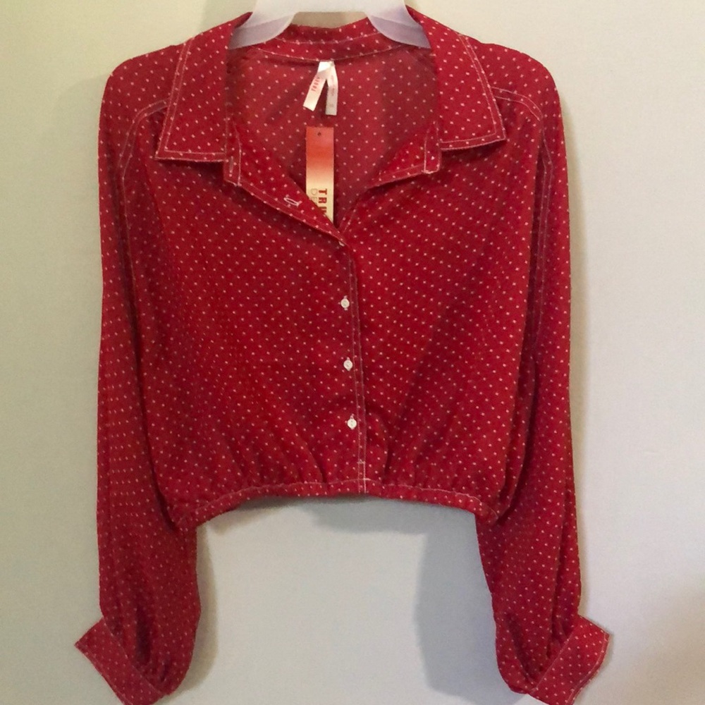 NEW! TRUE DESTINY crop blouse